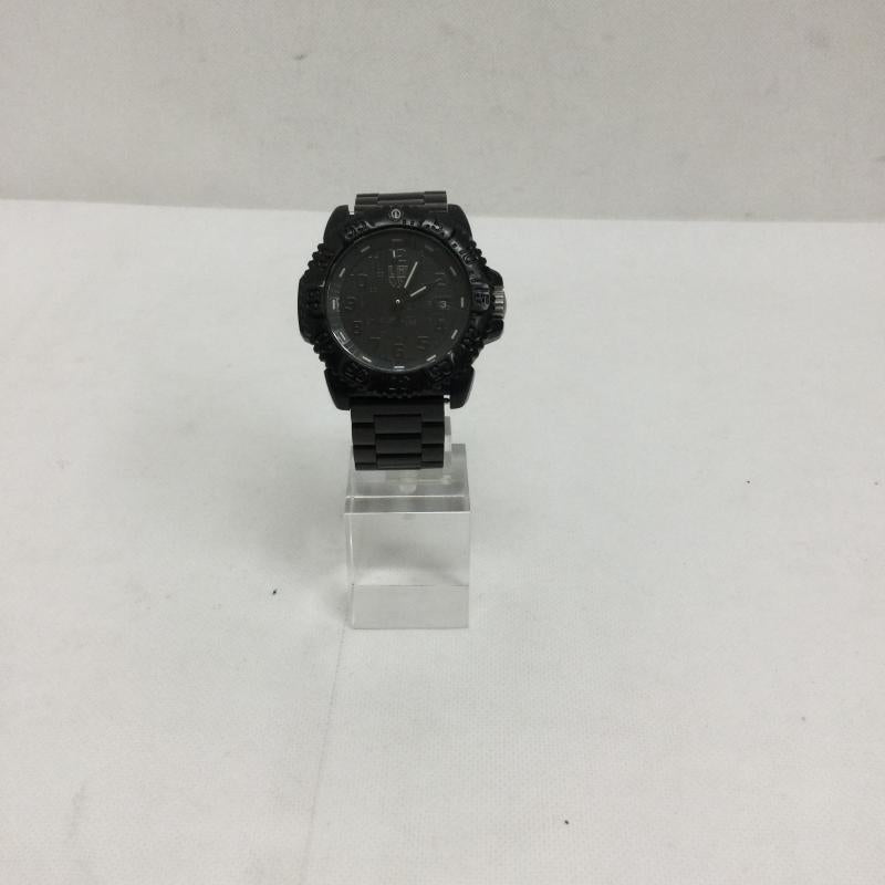 ルミノックス LUMINOX 腕時計 アナログ（クォーツ式） luminox PC/CARBON CASE 3050/3950 メンズ　腕時計 - 黒 / ブラック / black メンズ USED 古着 中古 50168818
