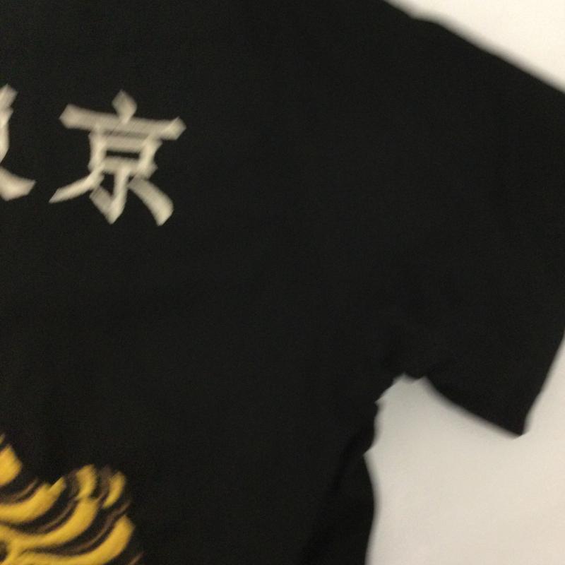 ワコマリア WACKO MARIA シャツ、ブラウス 半袖 WACKO MARIA 天国東京 虎 刺繍 オープンカラー レーヨン 半袖シャツ M 刺繍 黒 / ブラック / black メンズ USED 古着 中古 50168821