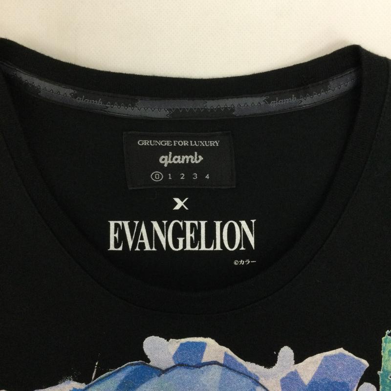 グラム glamb Tシャツ 半袖 glamb グラム 新世紀エヴァンゲリオン 綾波レイ Tシャツ 0 プリント 黒 / ブラック / black メンズ USED 古着 中古 50168822