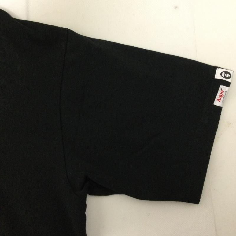 エーエイプバイアベイシングエイプ AAPE BY A BATHING APE Tシャツ 半袖 AAPE BY A BATHING APE tシャツ AAPE FANCY MAIN TEE L ロゴ、文字 黒 / ブラック / black メンズ USED 古着 中古 50168825