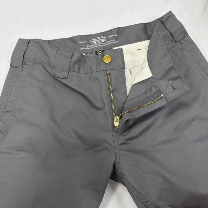 ブルコ BLUCO パンツ ワークパンツ、ペインターパンツ ワークパンツ ロゴ チノパン M ワンポイント X ロゴ、文字 灰 / グレー / gray メンズ USED 古着 中古 50168827