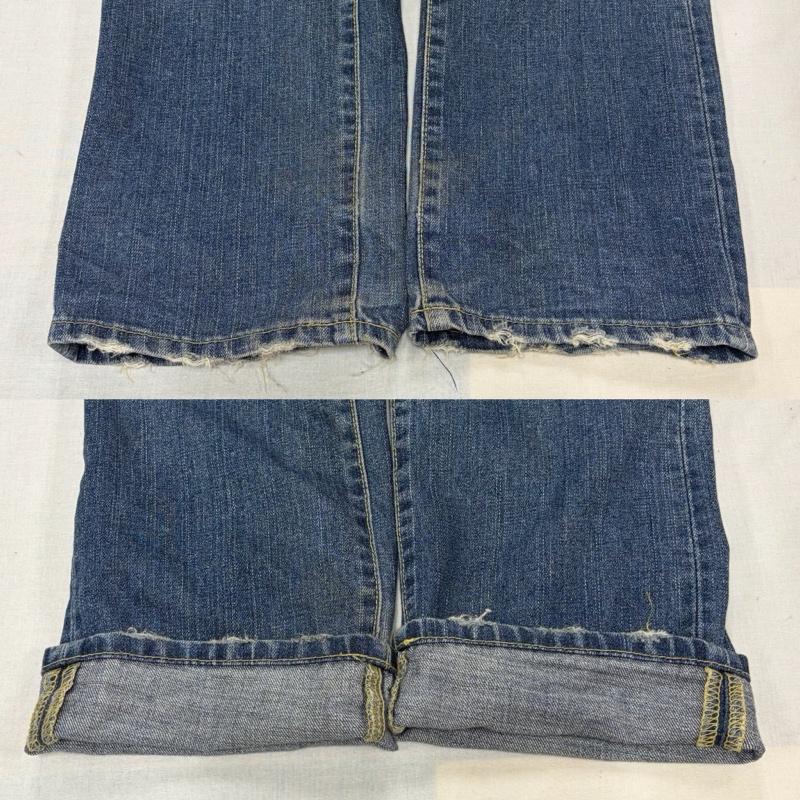リーバイス Levi s パンツ デニム、ジーンズ 505 ダメージ ヴィンテージ加工 デニム ジーンズ ストレート ジッパーフライ 32インチ ダメージ加工 インディゴ / インディゴ / Indigo メンズ USED 古着 中古 50168829