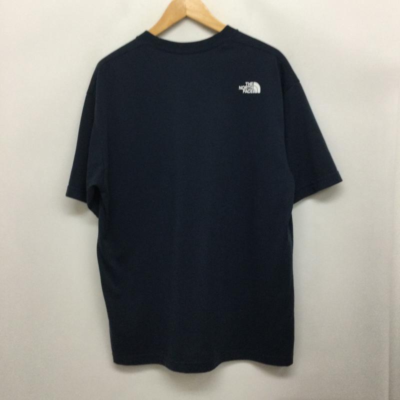 ザノースフェイス THE NORTH FACE Tシャツ 半袖 THE NORTH FACE NT82541 ショートスリーブスクエアロゴポケットティー Tシャツ XL ロゴ、文字 紺 / ネイビー / navy メンズ USED 古着 中古 50168830