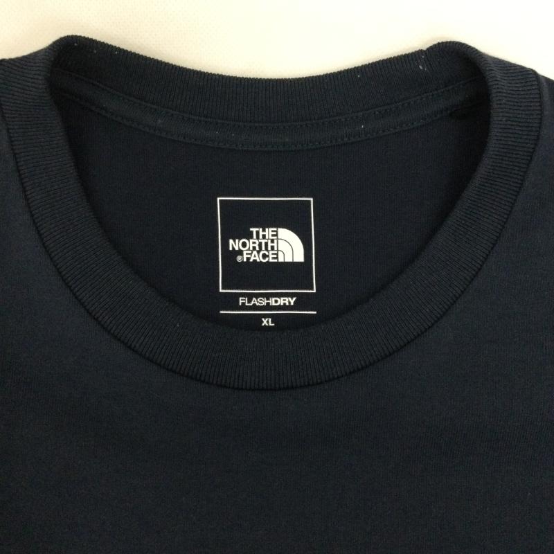 ザノースフェイス THE NORTH FACE Tシャツ 半袖 THE NORTH FACE NT82541 ショートスリーブスクエアロゴポケットティー Tシャツ XL ロゴ、文字 紺 / ネイビー / navy メンズ USED 古着 中古 50168830