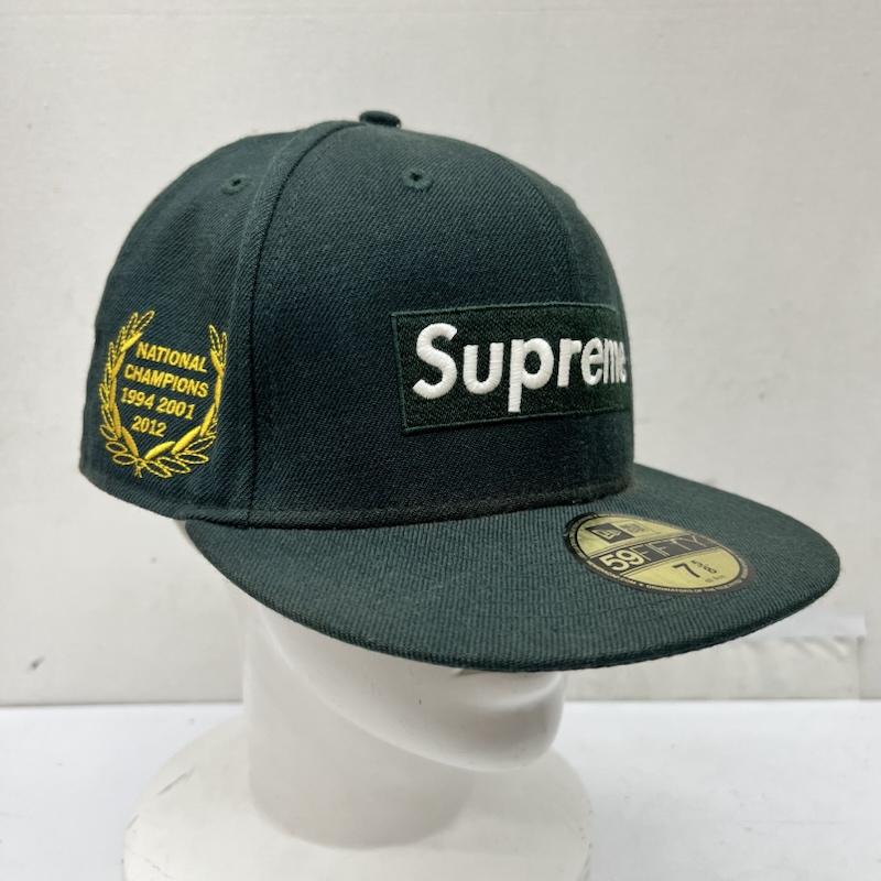 シュプリーム Supreme 帽子 キャップ 12SS New Era Box Logo Cap 7 5/8 60.6cm - 黒 / ブラック / black メンズ USED 古着 中古 50168831