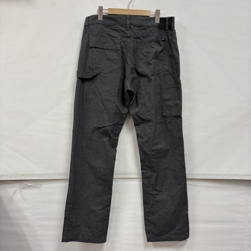 ブリクストン BRIXTON パンツ ワークパンツ、ペインターパンツ ペインター ワークパンツ ボタンフライ ストライプ 34 ストライプ 灰 / グレー / gray メンズ USED 古着 中古 50168835