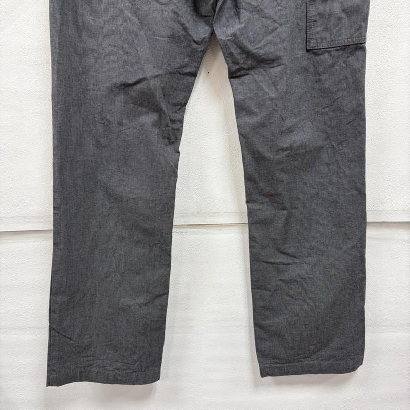 ブリクストン BRIXTON パンツ ワークパンツ、ペインターパンツ ペインター ワークパンツ ボタンフライ ストライプ 34 ストライプ 灰 / グレー / gray メンズ USED 古着 中古 50168835