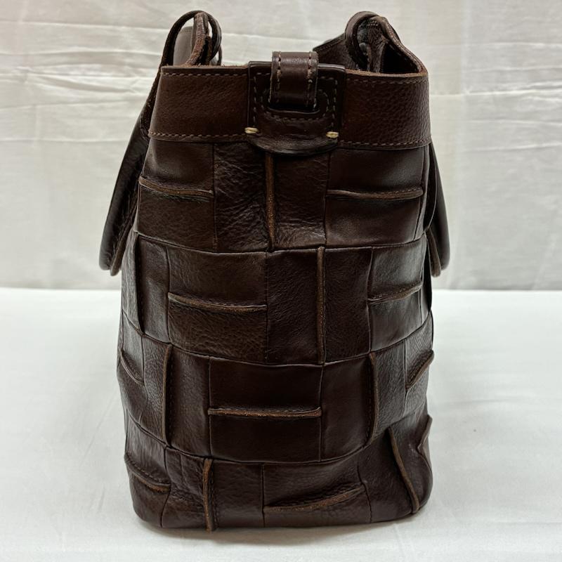 ゲンテン genten ショルダーバッグ ショルダーバッグ マトォーネ 編み込み レザー 2WAY ハンド ショルダー バッグ - レディース USED 古着 中古 50168838