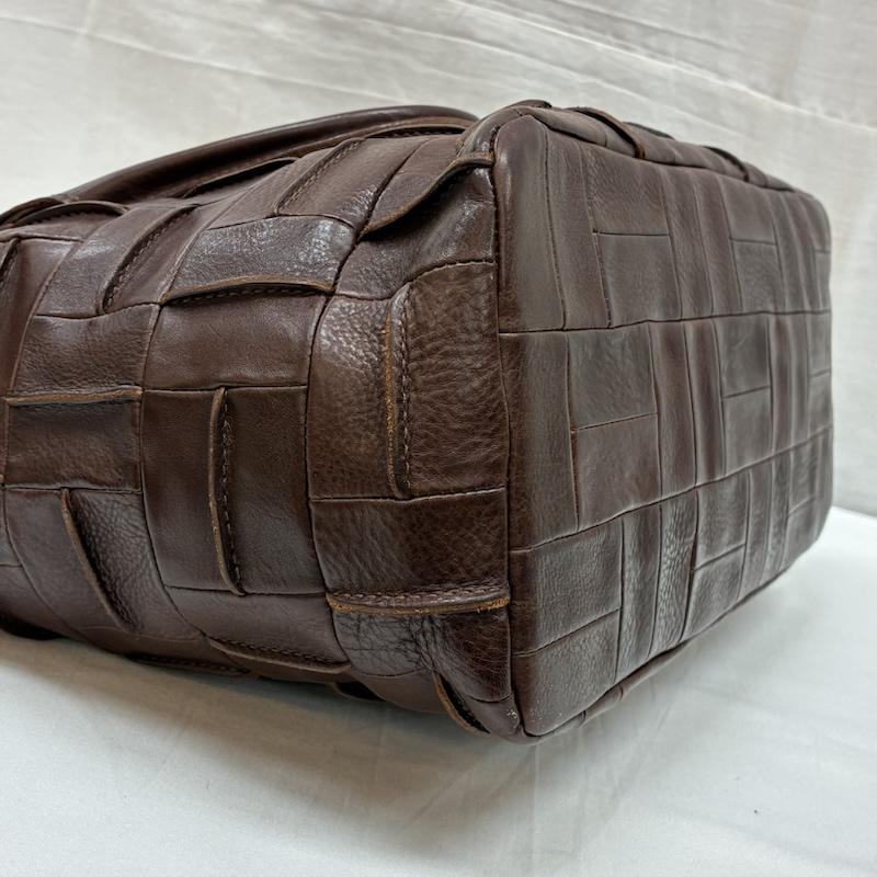 ゲンテン genten ショルダーバッグ ショルダーバッグ マトォーネ 編み込み レザー 2WAY ハンド ショルダー バッグ - レディース USED 古着 中古 50168838