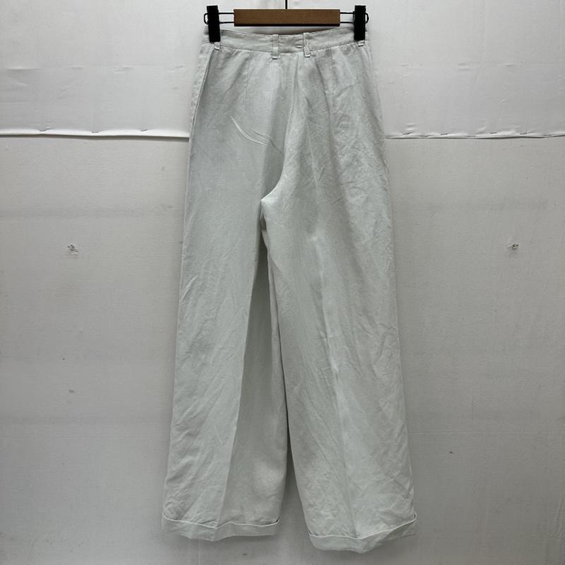 エルメス HERMES ジャケット、上着 ジャケット、ブレザー 80s 90s リネン ジャケット ワイド パンツ セットアップ 40 白 / ホワイト / white レディース USED 古着 中古 50168843