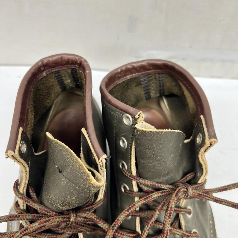レッドウィング RED WING ブーツ 一般 犬タグ 8180 アイリッシュセッター 緑 カンガタン ワークブーツ US：7.5 メンズ USED 古着 中古 50168844