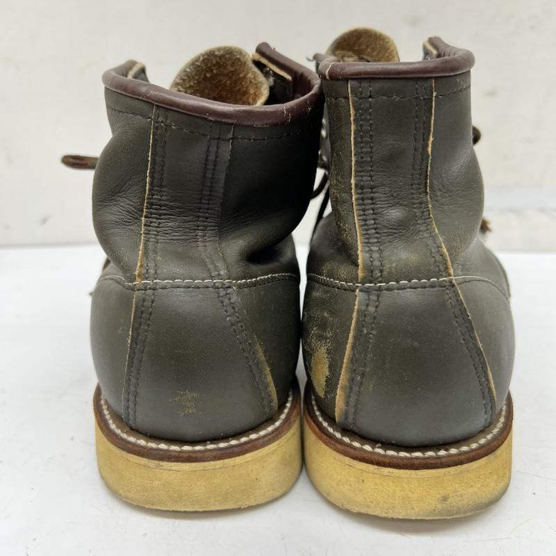 レッドウィング RED WING ブーツ 一般 犬タグ 8180 アイリッシュセッター 緑 カンガタン ワークブーツ US：7.5 メンズ USED 古着 中古 50168844