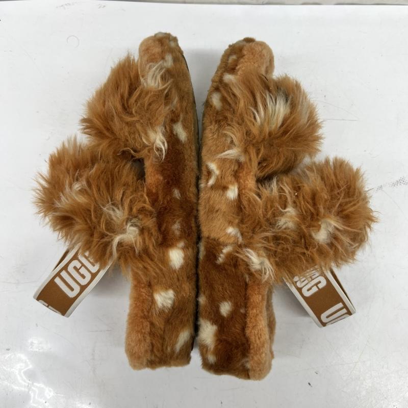 アグ UGG サンダル サンダル ファーサンダル Oh Yeah Spots 24.0cm 茶 / ブラウン / brown レディース USED 古着 中古 50168845
