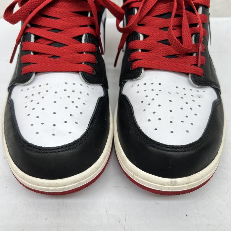 ナイキ NIKE スニーカー スニーカー AIR JORDAN 1 RETRO HIGH OG BLACK TOE REIMAGINED DZ5485-106 29.0cm 白 / ホワイト / white X 黒 / ブラック / black X 赤 / レッド / red メンズ USED 古着 中古 50168847