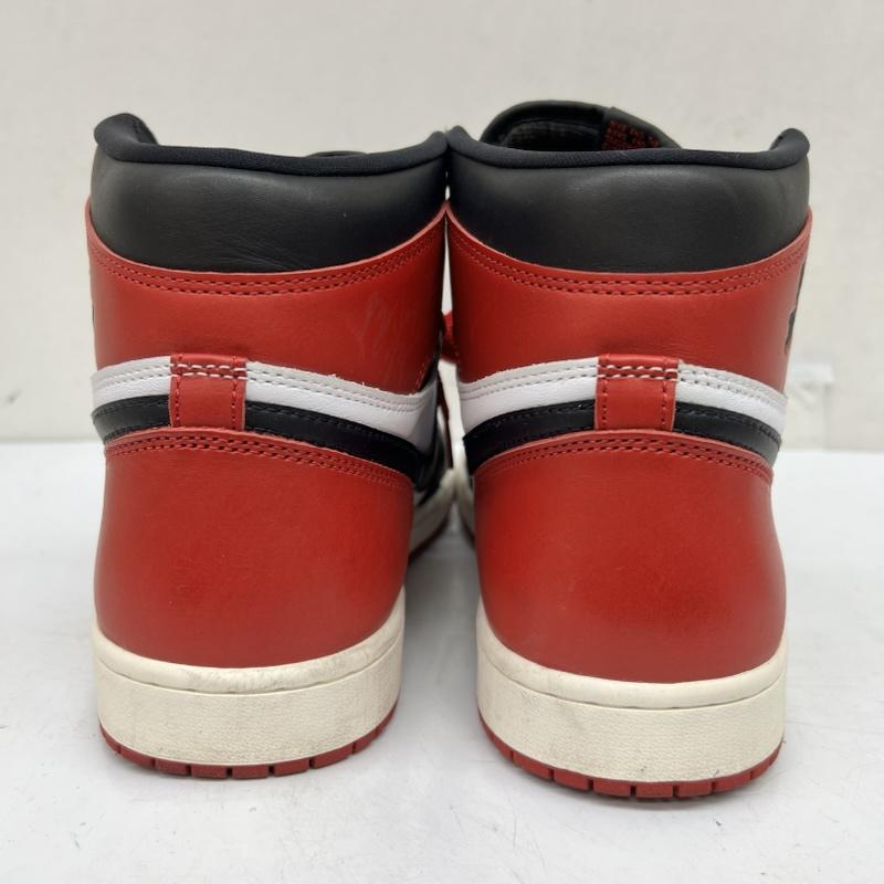 ナイキ NIKE スニーカー スニーカー AIR JORDAN 1 RETRO HIGH OG BLACK TOE REIMAGINED DZ5485-106 29.0cm 白 / ホワイト / white X 黒 / ブラック / black X 赤 / レッド / red メンズ USED 古着 中古 50168847