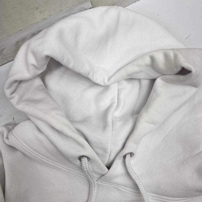 アベイシングエイプ A BATHING APE パーカー 長袖 カモフラ ロゴ プルオーバー スウェット パーカー L 白 / ホワイト / white メンズ USED 古着 中古 50168849