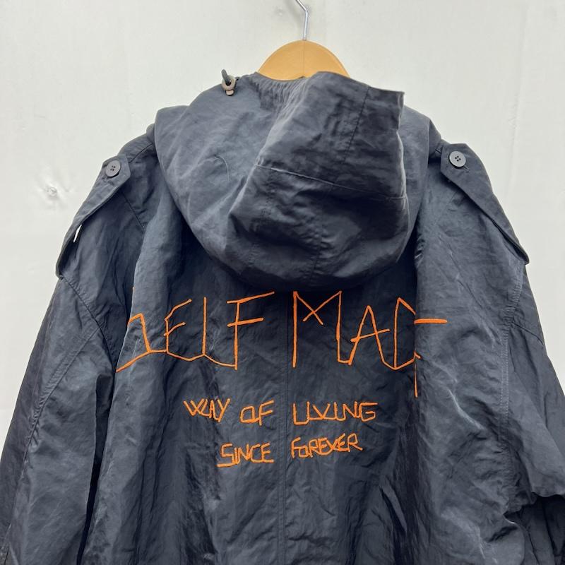 古着 USED コート コート一般 SELF MADE セルフ メイド バックロゴ モッズコート 48 黒 / ブラック / black メンズ USED 古着 中古 50168852