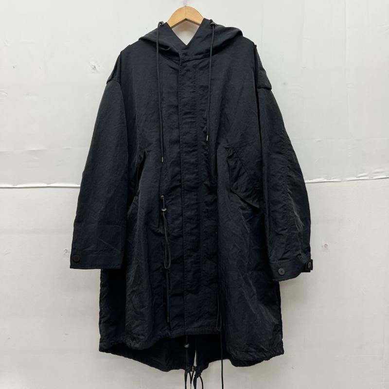 古着 USED コート コート一般 SELF MADE セルフ メイド バックロゴ モッズコート 48 黒 / ブラック / black メンズ USED 古着 中古 50168852