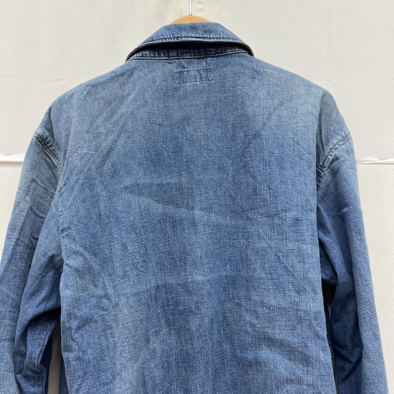ポロラルフローレン POLO RALPH LAUREN ジャケット、上着 ジャンパー、ブルゾン USED加工 デニム スイングトップ 現行QRタグ L メンズ USED 古着 中古 50168855