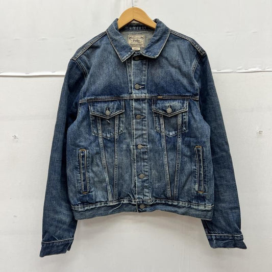 ラルフローレン RALPHLAUREN ジャケット、上着 ジャンパー、ブルゾン USED加工 デニムジャケット 現行QRタグ L メンズ USED 古着 中古 50168856