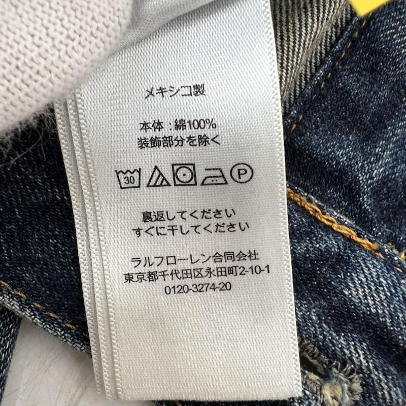 ラルフローレン RALPHLAUREN ジャケット、上着 ジャンパー、ブルゾン USED加工 デニムジャケット 現行QRタグ L メンズ USED 古着 中古 50168856