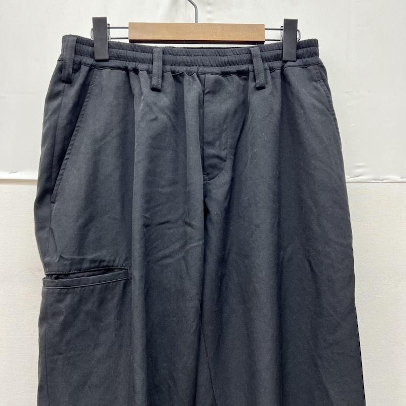 ヨウジヤマモト Yohji Yamamoto ボトムス ボトムス REGULATION ウールギャバジン ダブルリブ 片玉ポケットパンツ 1 黒 / ブラック / black メンズ USED 古着 中古 50168857