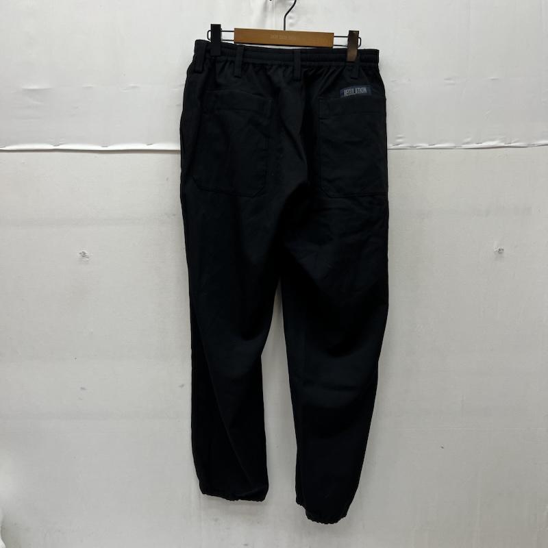 ヨウジヤマモト Yohji Yamamoto ボトムス ボトムス REGULATION ウールギャバジン ダブルリブ 片玉ポケットパンツ 1 黒 / ブラック / black メンズ USED 古着 中古 50168857