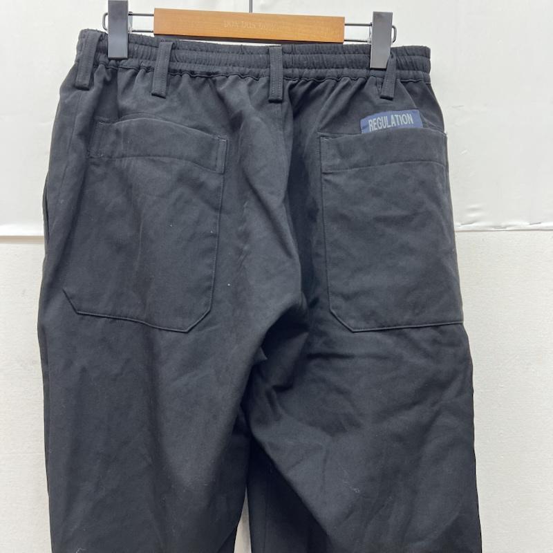 ヨウジヤマモト Yohji Yamamoto ボトムス ボトムス REGULATION ウールギャバジン ダブルリブ 片玉ポケットパンツ 1 黒 / ブラック / black メンズ USED 古着 中古 50168857