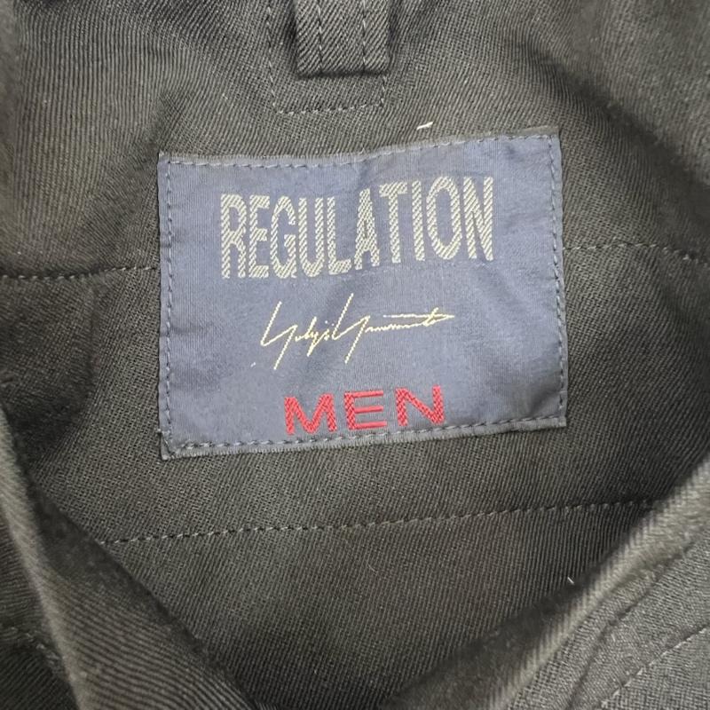 ヨウジヤマモト Yohji Yamamoto ボトムス ボトムス REGULATION ウールギャバジン ダブルリブ 片玉ポケットパンツ 1 黒 / ブラック / black メンズ USED 古着 中古 50168857