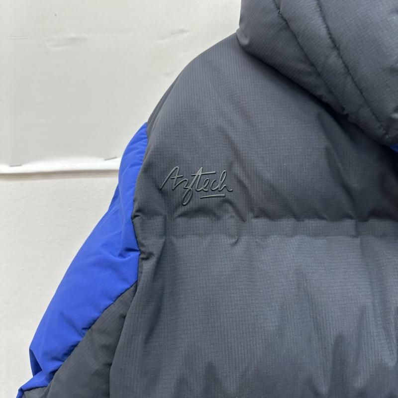 古着 USED ジャケット、上着 ダウンジャケット Aztech Mountain ナイロン フード ダウン ジャケット AM400212 M 黒 / ブラック / black X 青 / ブルー / blue メンズ USED 古着 中古 50168859