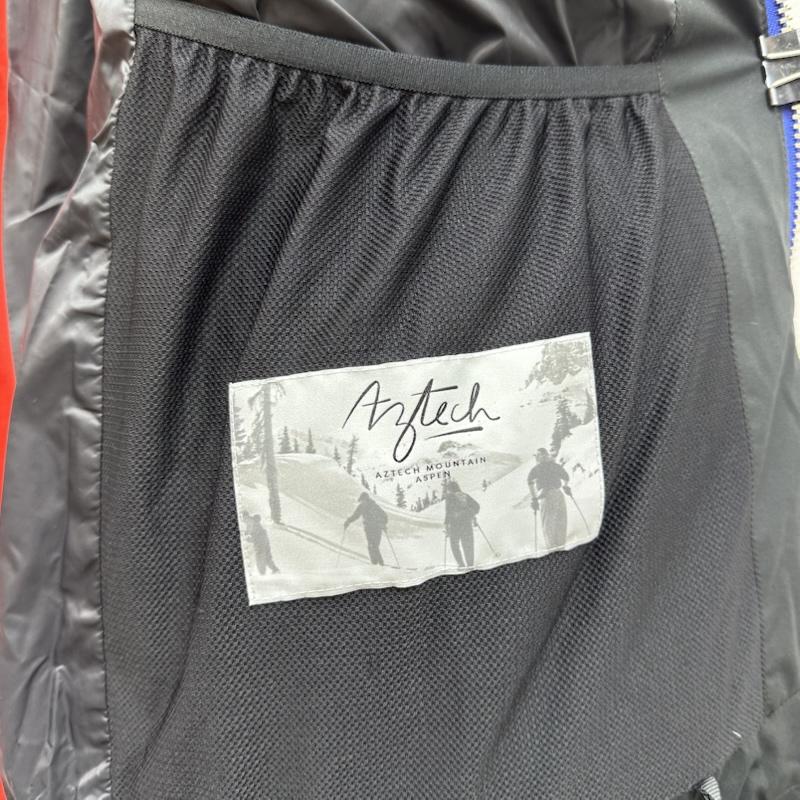 古着 USED ジャケット、上着 ダウンジャケット Aztech Mountain ナイロン フード ダウン ジャケット AM400212 M 黒 / ブラック / black X 青 / ブルー / blue メンズ USED 古着 中古 50168859