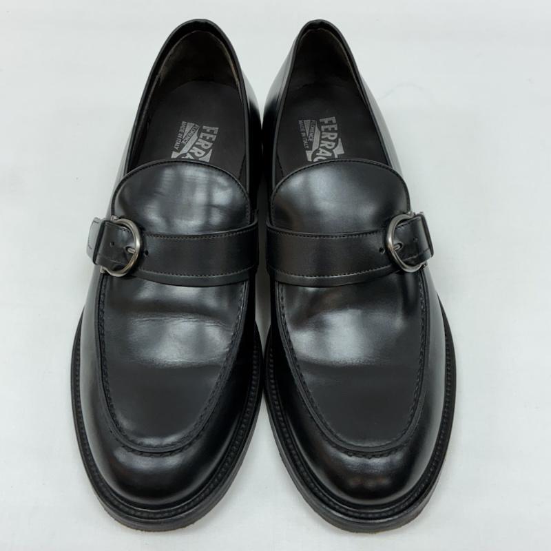 サルヴァトーレフェラガモ Salvatore Ferragamo 革靴 革靴 シングル モンクストラップ レザー シューズ ローファー 革靴 26.5cm メンズ USED 古着 中古 50168860