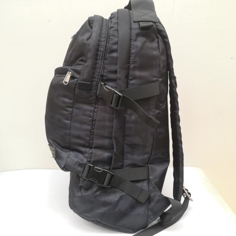 コムデギャルソン COMME des GARCONS リュックサック、デイパック リュックサック、デイバッグ SB-K 203 日本製 PORTER タンカー 総柄 ナイロン リュック バックパック 黒 / ブラック / black メンズ USED 古着 中古 50168862