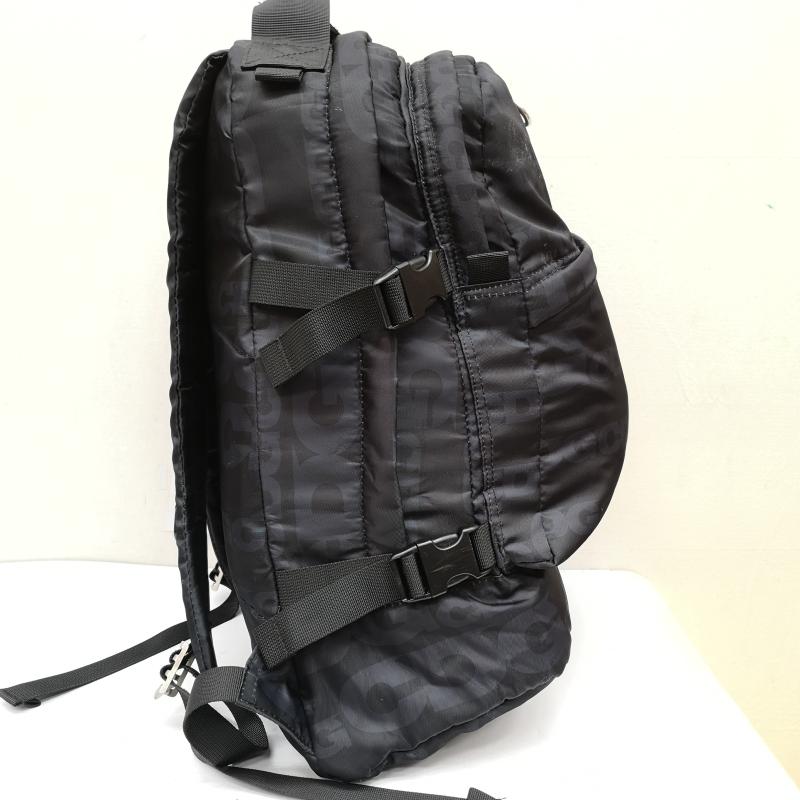 コムデギャルソン COMME des GARCONS リュックサック、デイパック リュックサック、デイバッグ SB-K 203 日本製 PORTER タンカー 総柄 ナイロン リュック バックパック 黒 / ブラック / black メンズ USED 古着 中古 50168862