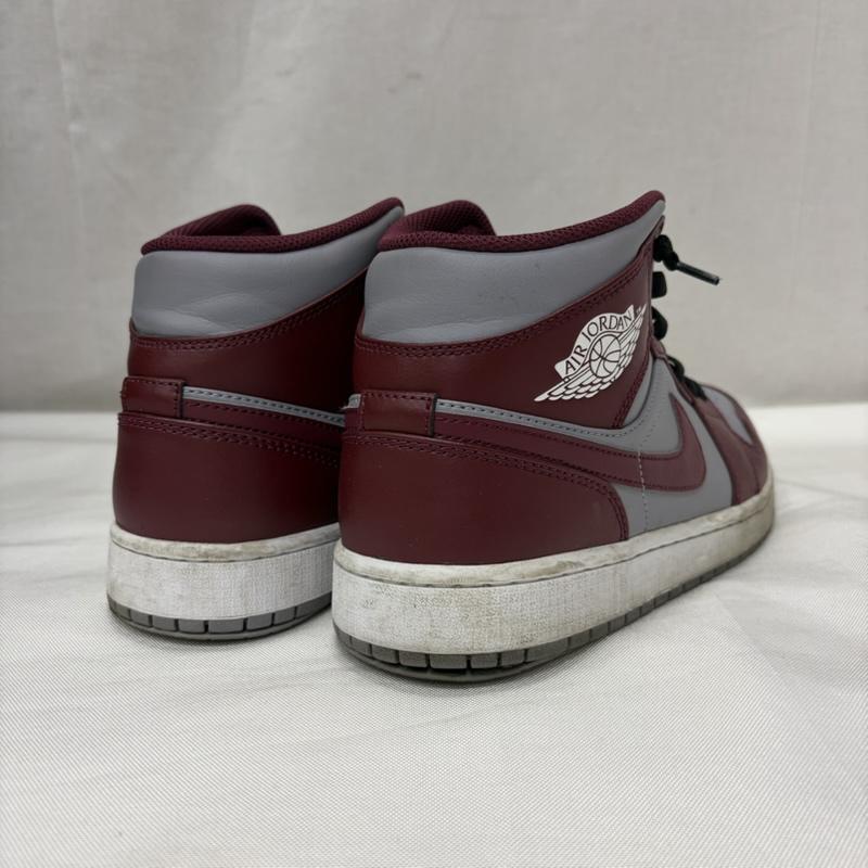 エアジョーダン AIR JORDAN スニーカー スニーカー NIKE AIR JORDAN 1 MID DQ8426-615 エア ジョーダン 1 ミッド チェリーウッドレッド 27.0cm ロゴ、文字 ボルドー / ボルドー / メンズ USED 古着 中古 50168867