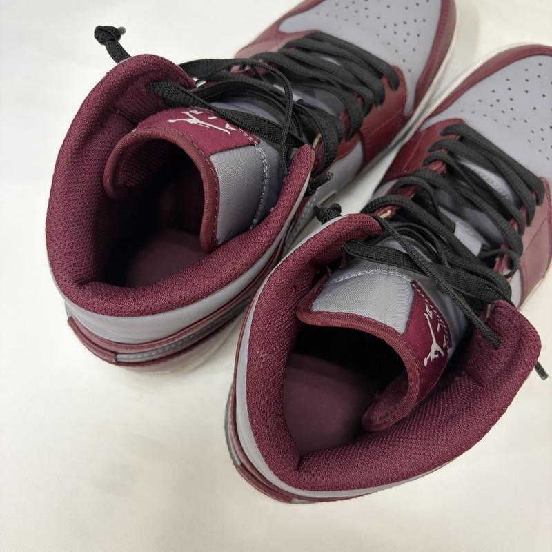 エアジョーダン AIR JORDAN スニーカー スニーカー NIKE AIR JORDAN 1 MID DQ8426-615 エア ジョーダン 1 ミッド チェリーウッドレッド 27.0cm ロゴ、文字 ボルドー / ボルドー / メンズ USED 古着 中古 50168867