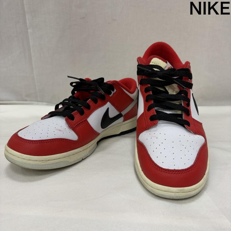 ナイキ NIKE スニーカー スニーカー Dunk Low Retro PRM Chicago Split DZ2536-600 スニーカー 27.5cm ロゴ、文字 白 / ホワイト / white X 赤 / レッド / red メンズ USED 古着 中古 50168868