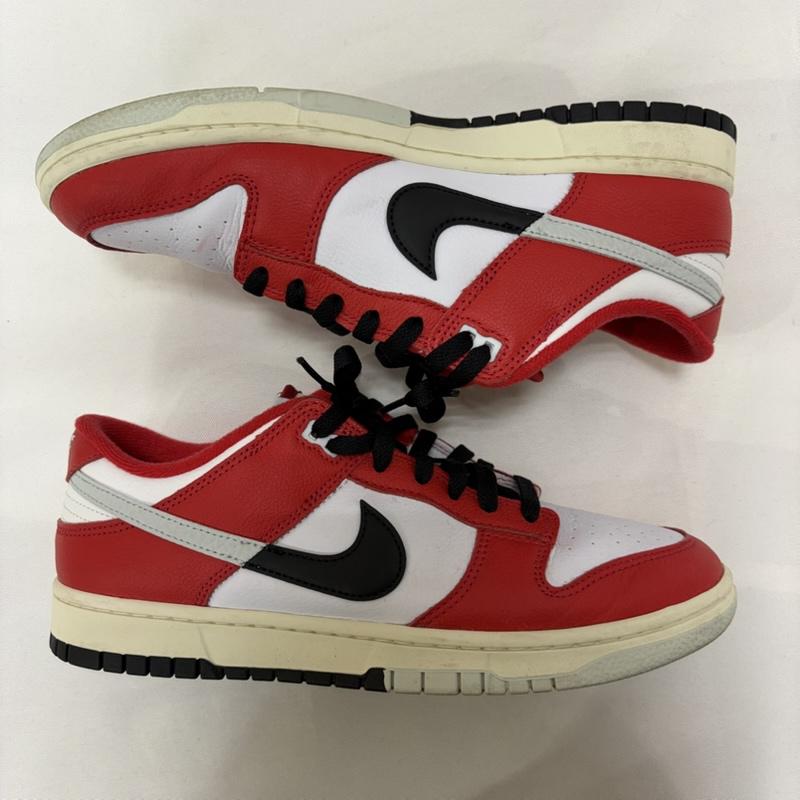 ナイキ NIKE スニーカー スニーカー Dunk Low Retro PRM Chicago Split DZ2536-600 スニーカー 27.5cm ロゴ、文字 白 / ホワイト / white X 赤 / レッド / red メンズ USED 古着 中古 50168868