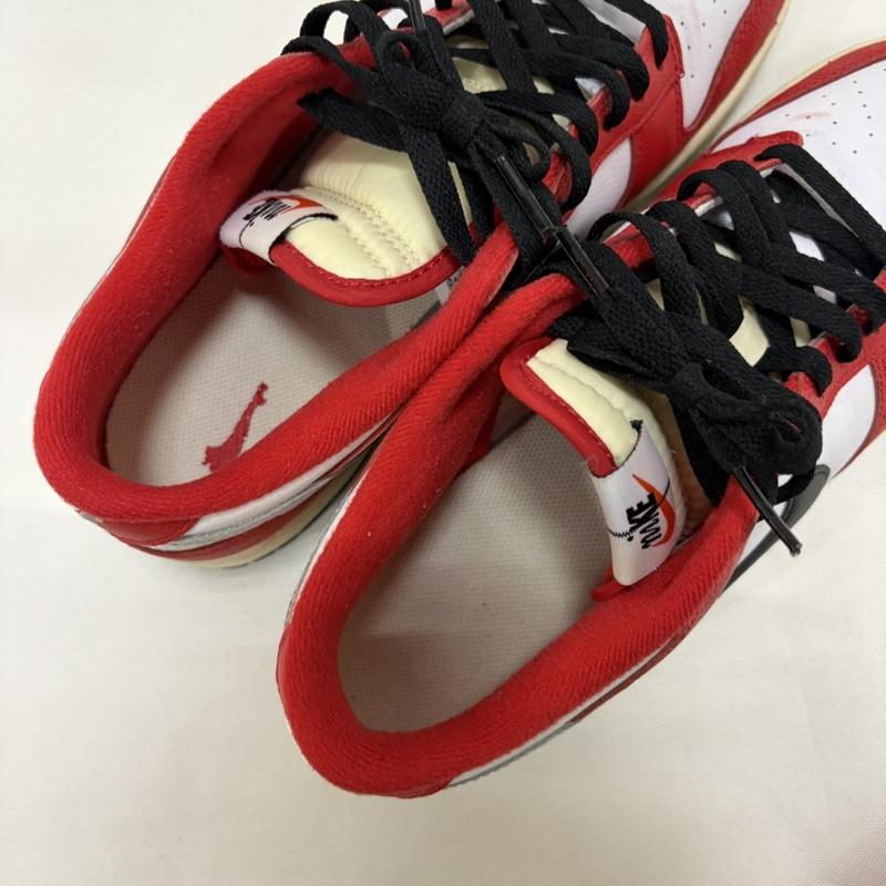 ナイキ NIKE スニーカー スニーカー Dunk Low Retro PRM Chicago Split DZ2536-600 スニーカー 27.5cm ロゴ、文字 白 / ホワイト / white X 赤 / レッド / red メンズ USED 古着 中古 50168868