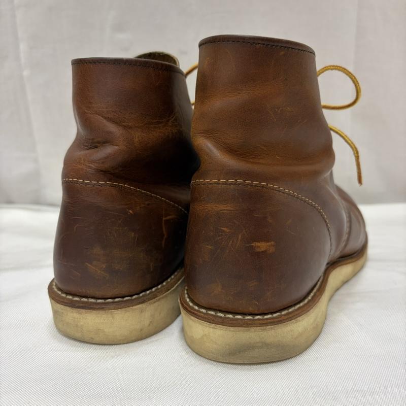 レッドウィング RED WING ブーツ 一般 15年製 6-inch Classic Round 9111 クラシック ラウンドトゥ ワークブーツ 28.0cm 無地 茶 / ブラウン / brown メンズ USED 古着 中古 50168869