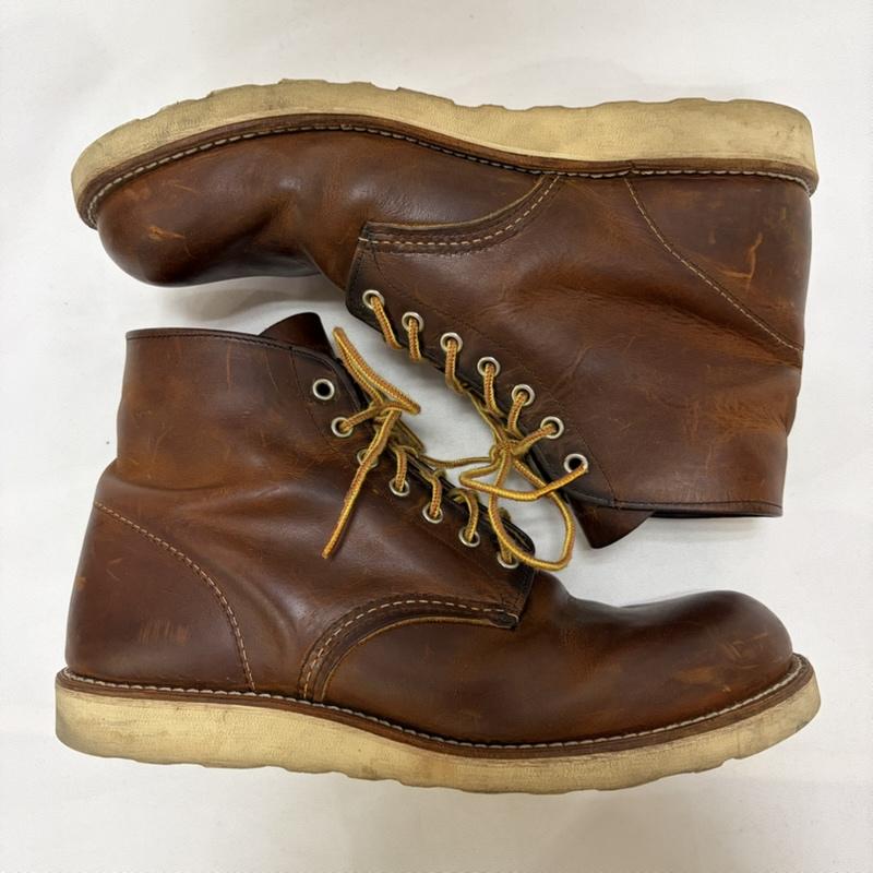 レッドウィング RED WING ブーツ 一般 15年製 6-inch Classic Round 9111 クラシック ラウンドトゥ ワークブーツ 28.0cm 無地 茶 / ブラウン / brown メンズ USED 古着 中古 50168869