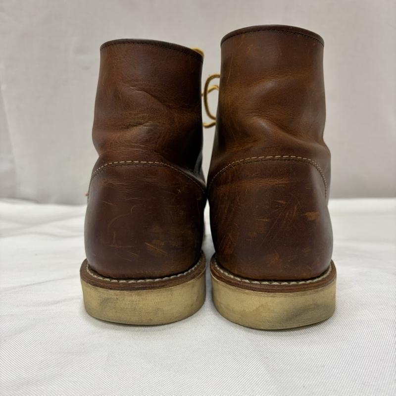 レッドウィング RED WING ブーツ 一般 15年製 6-inch Classic Round 9111 クラシック ラウンドトゥ ワークブーツ 28.0cm 無地 茶 / ブラウン / brown メンズ USED 古着 中古 50168869
