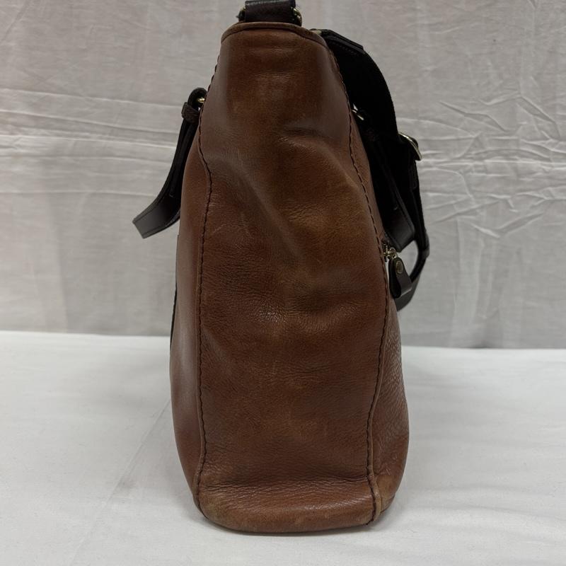 キソラ kissora ショルダーバッグ ショルダーバッグ 2WAY レザー ハンド ショルダーバッグ - 茶 / ブラウン / brown メンズ USED 古着 中古 50168877