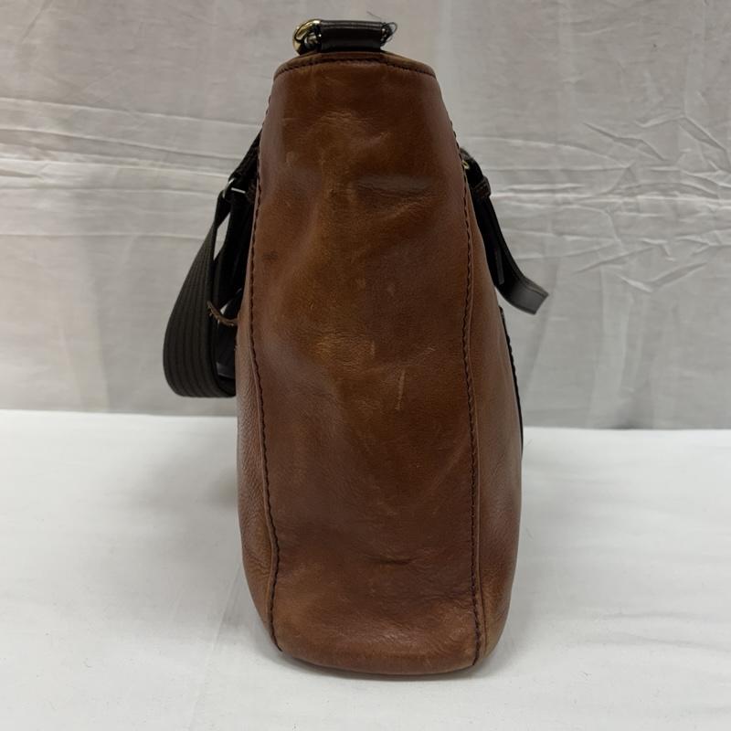 キソラ kissora ショルダーバッグ ショルダーバッグ 2WAY レザー ハンド ショルダーバッグ - 茶 / ブラウン / brown メンズ USED 古着 中古 50168877