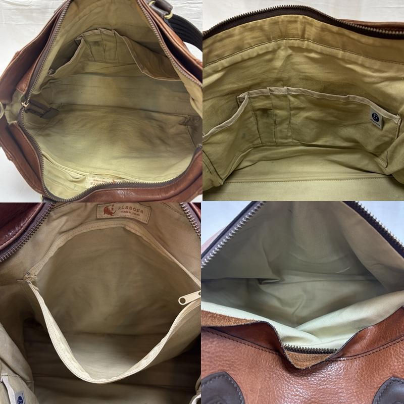 キソラ kissora ショルダーバッグ ショルダーバッグ 2WAY レザー ハンド ショルダーバッグ - 茶 / ブラウン / brown メンズ USED 古着 中古 50168877