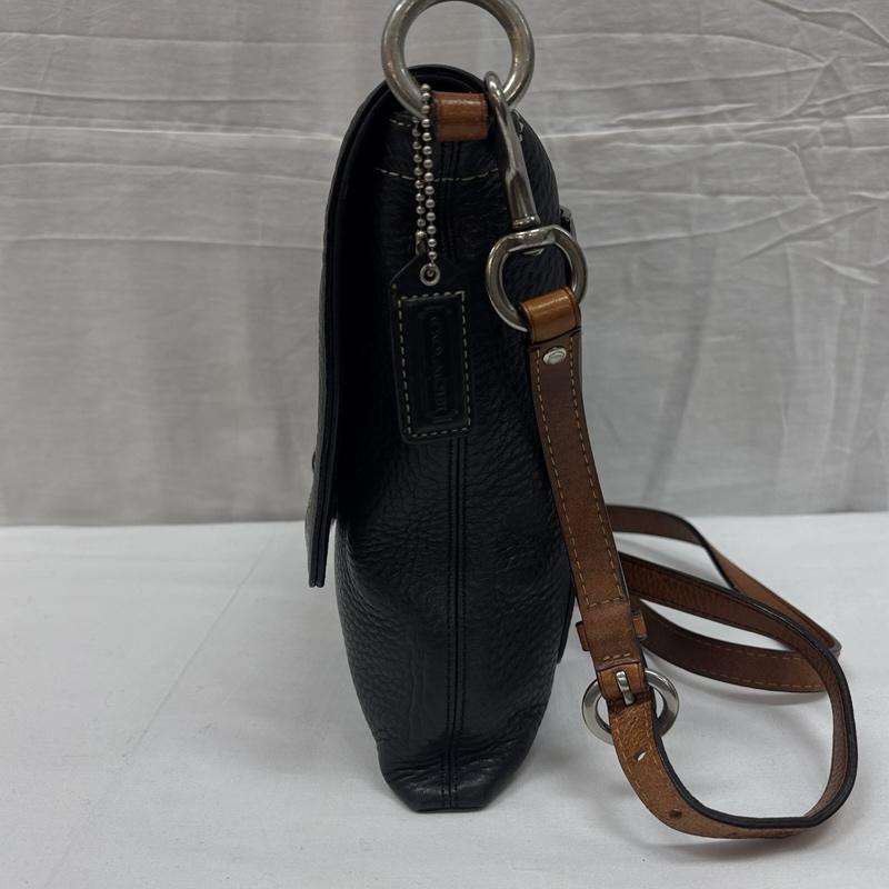 コーチ COACH ショルダーバッグ ショルダーバッグ 10136 レザー ショルダー バッグ シボ革 - 黒 / ブラック / black レディース USED 古着 中古 50168879