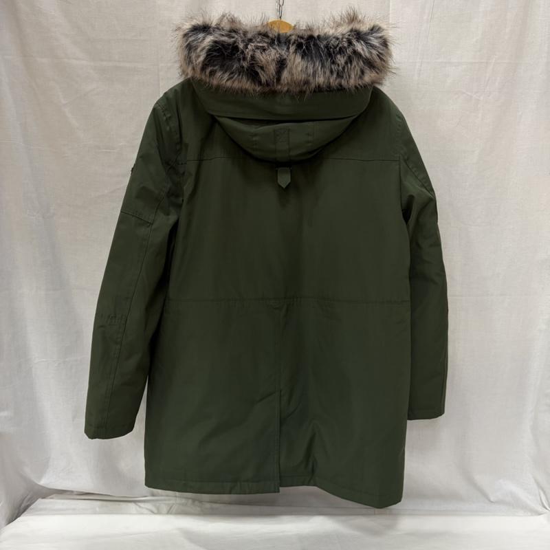 マイケルコース MICHAEL KORS ジャケット、上着 ジャンパー、ブルゾン Benson Faux Fur Trim Woven Parka MC27350 中綿 コート S 無地 カーキ / カーキ / khaki メンズ USED 古着 中古 50168881
