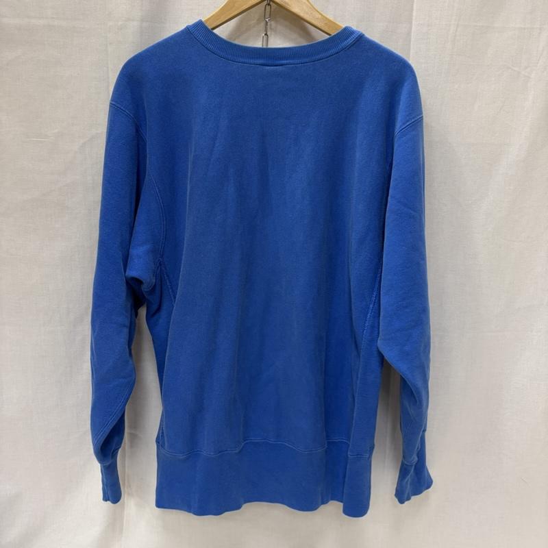 チャンピオン Champion トレーナー 長袖 90s Reverse Weave リバースウィーブ 目あり スウェット L ロゴ、文字 青 / ブルー / blue メンズ USED 古着 中古 50168882