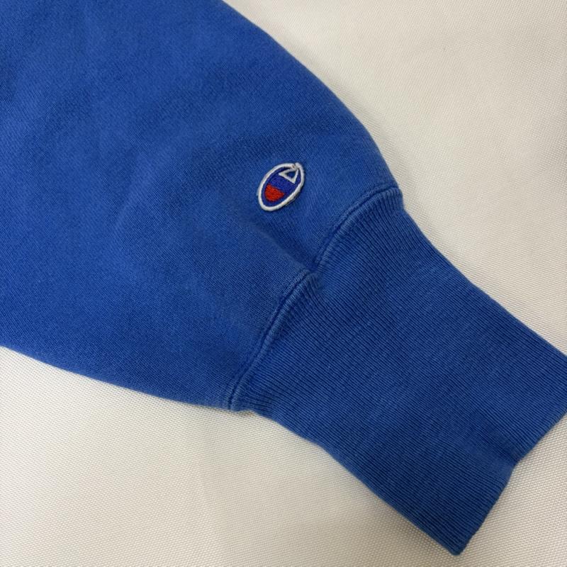 チャンピオン Champion トレーナー 長袖 90s Reverse Weave リバースウィーブ 目あり スウェット L ロゴ、文字 青 / ブルー / blue メンズ USED 古着 中古 50168882