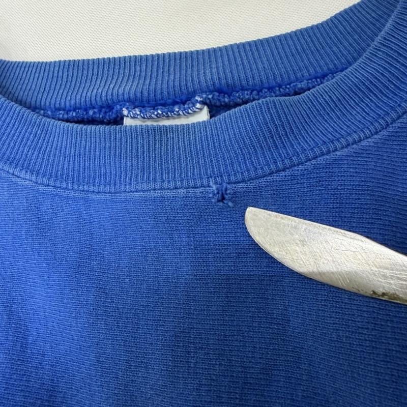 チャンピオン Champion トレーナー 長袖 90s Reverse Weave リバースウィーブ 目あり スウェット L ロゴ、文字 青 / ブルー / blue メンズ USED 古着 中古 50168882